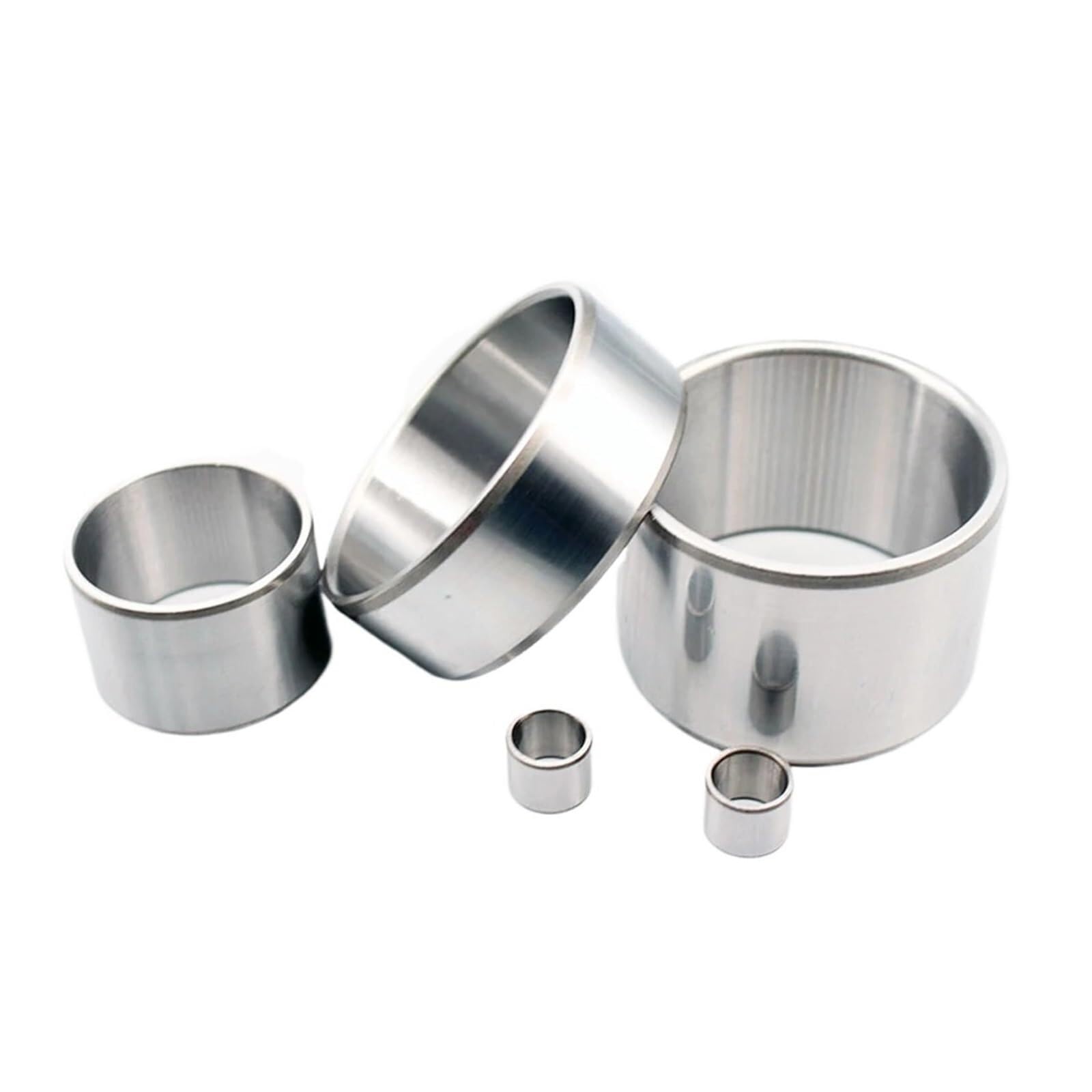 Namiar Bimetalowa uszczelka tarcza mikro łożysko zwykłe 4/10 sztuk średnica wewnętrzna 12mm łożysko igiełkowe ze stali hartowanej pierścień wewnętrzny tuleja wału(10pcs,12X14X20)