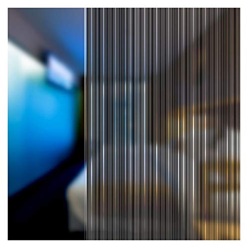 Vinilo decorativo para ventana rayas negras 60x213 cm miniatura 1