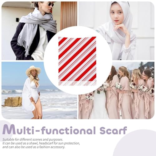 Cashmere Scarf for Ladies Womens, Fashion Warm Wrap Shawl Winter Warm Pashmina3