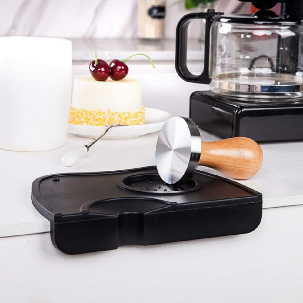 Pressino Per Caffè Espresso Professionale - 51 Mm, Acciaio Inox, Calibrato, Con Borsetta In Velluto - Foto 3