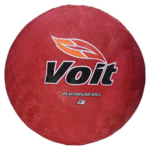 Voit Playground Ball, Red, 5-Inch