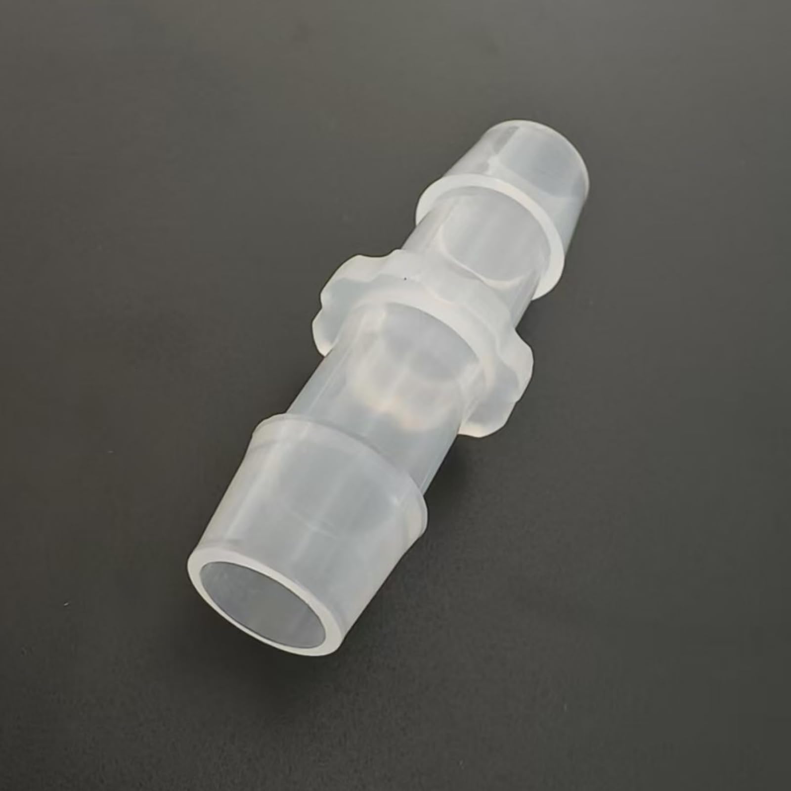 Conectores de púas de plástico reutilizables transparentes, paquete de 50, iguales rectos para laboratorio, maquinaria de alimentos, aplicaciones bioquímicas (4,8 mm, 3/16 pulgadas)