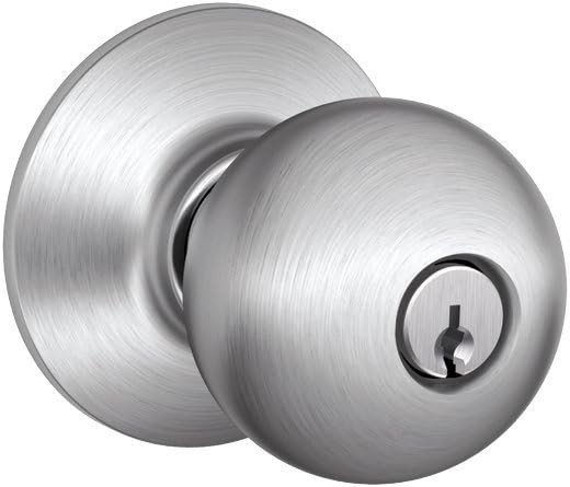 Schlage F80CSVORB626 Orbit Knob Contractor Series Storeroom Lockset