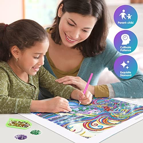 Horse Gifts for Girls Age 9 10 11 12 13, DIY Diamond Painting Kits with Diamond Draw Special Tools for 8-10 Years Old Girls Kids Boys | Arts and Crafts for Kids | Presents for Birthday & Christmas