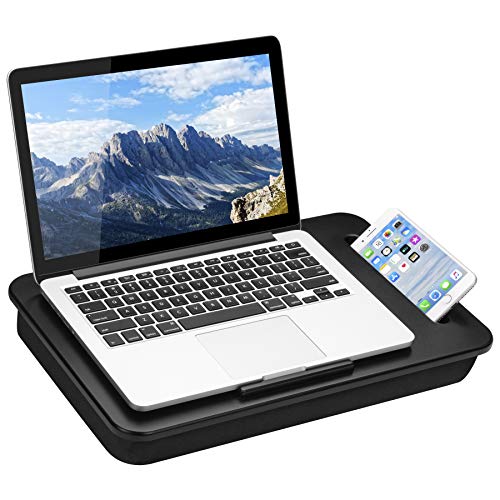 LapGear Sidekick Lap Desk - Black - Fits Up to 15.6 Inch Laptops - Style No. 44218