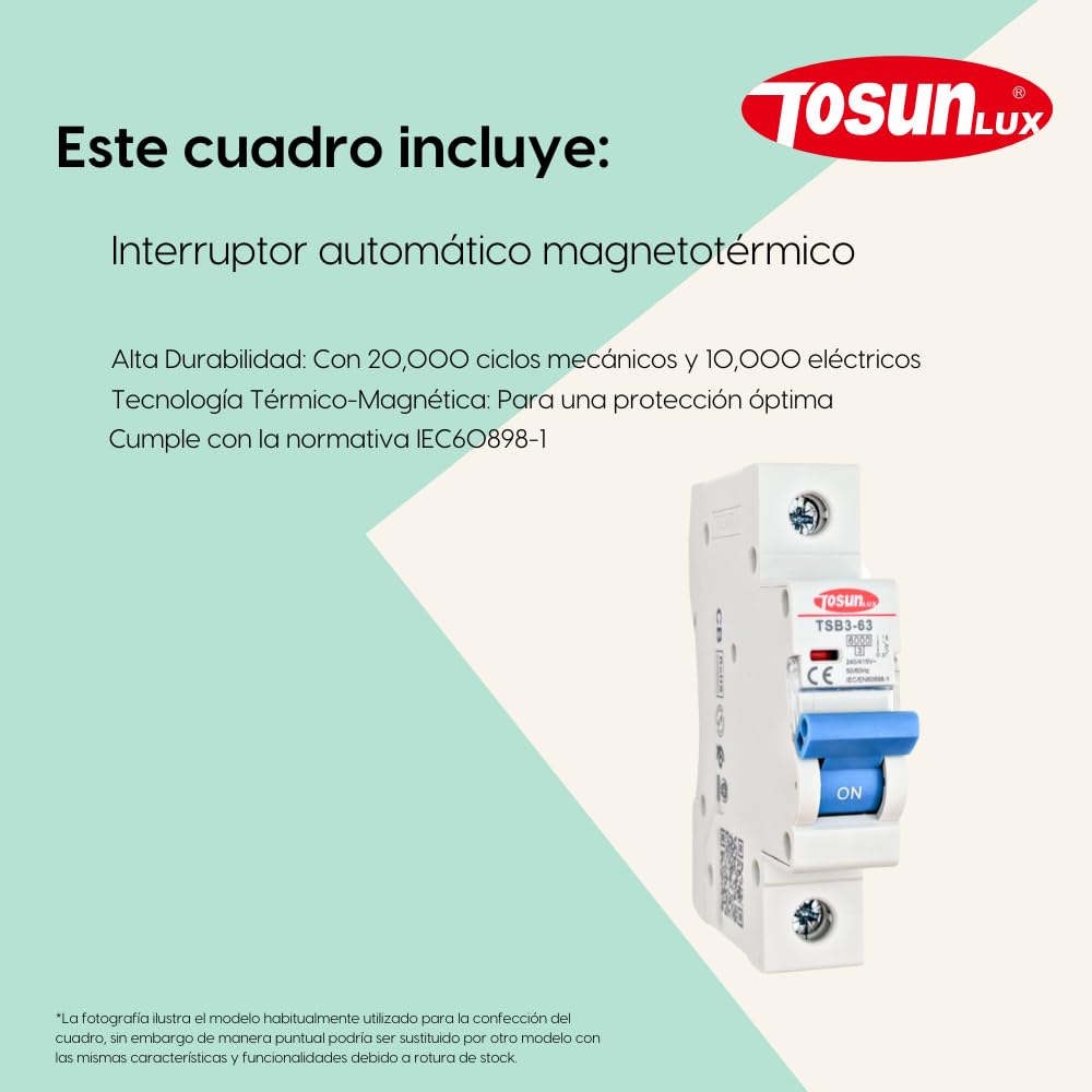 Cuadro eléctrico para Piscina Guardamotor, Transformador 100W (2CV (6-10A))
