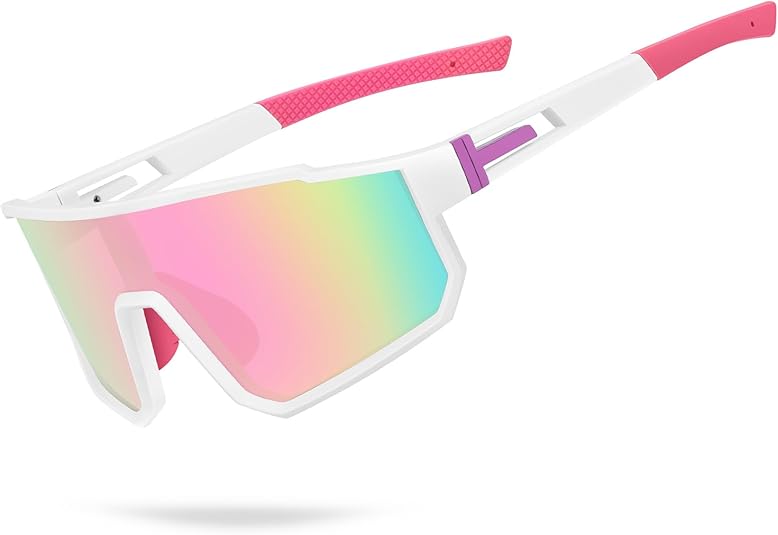 MVPTGRS Youth Baseball Sunglasses for Boys Girls Age 8-14 TR90 Frame Kids Sport Sunglasses for Softball Cycling Baseball Golf