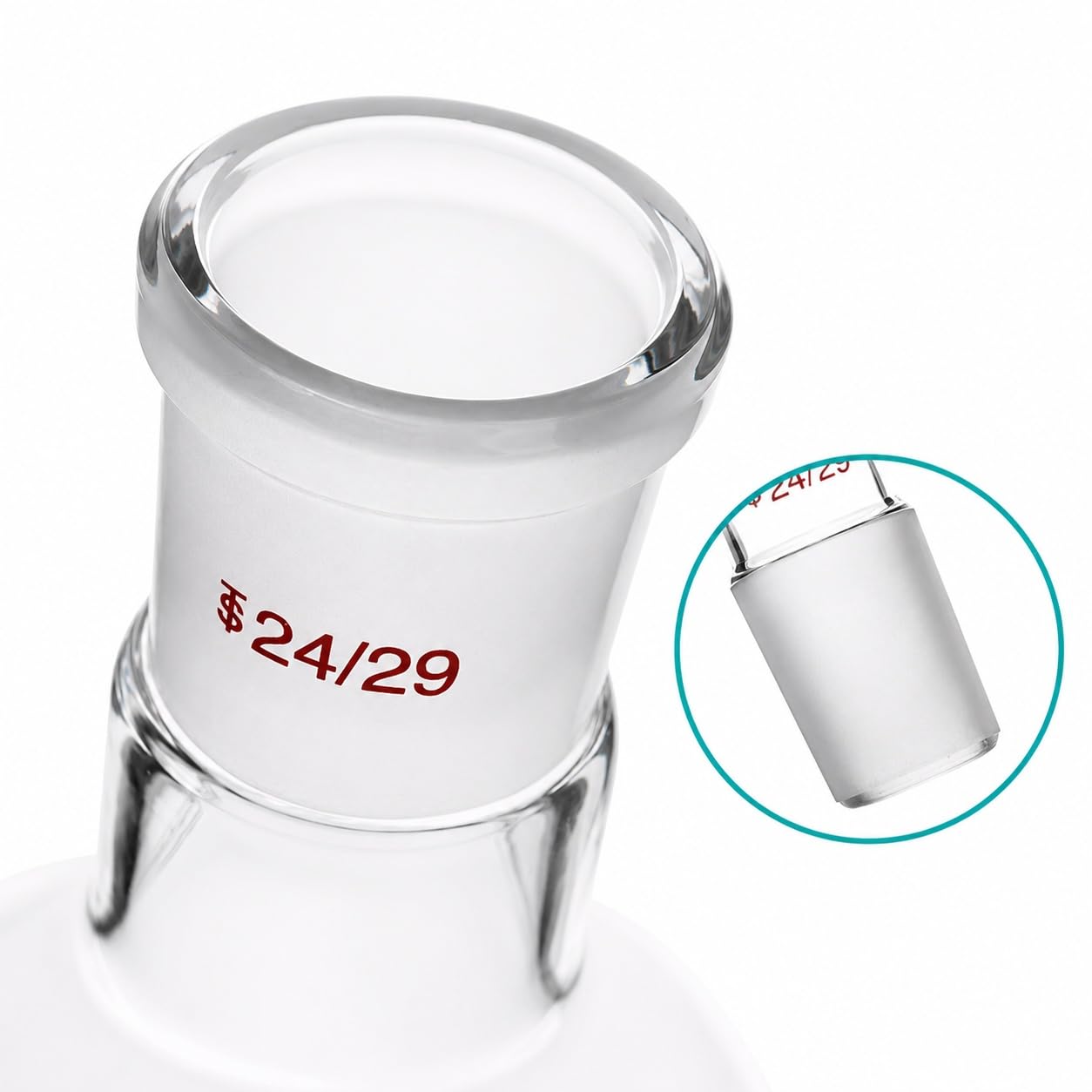 Szklana Nasadka Przeciwrozbryzgowa, Szkło Borokrzemianowe 3.3 – Adapter Chroniący przed Rozpryskiwaniem Podczas Destylacji-gór. 24/29 dol. 24/29 1000ml