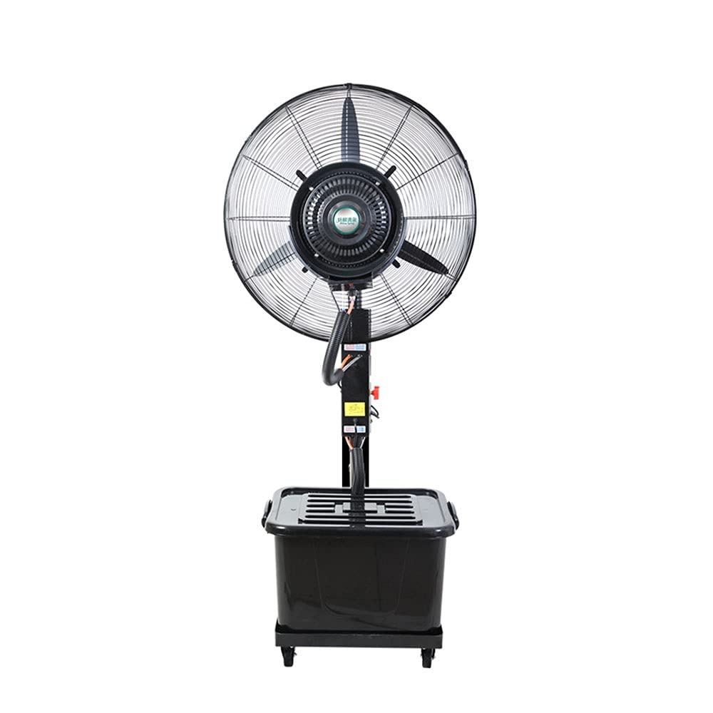 JKJZSALJ Oscillating Misting Fan With 3 Cooling Speeds 120°Oscillating Cooling Fan For Residential,Commercial,Restaurant And Industrial Misting Application,Fixed Height-75Cm-380W,Fixed Height,75cm