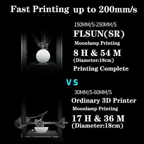 Flsun High Speed Printing Delta 3D Printer With Filament Sensor And Auto Leveling Fdm Delta 3D Printer 1.75 Pla Diy 3D Printers (Flsun Super Racer) #TOP2