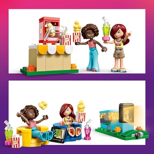 Image of LEGO Friends Friendship Movie Night Pretend-Play Toy Building Kit 42642 Building Blocks Toys for 6+ Gift for Boys and Girls
