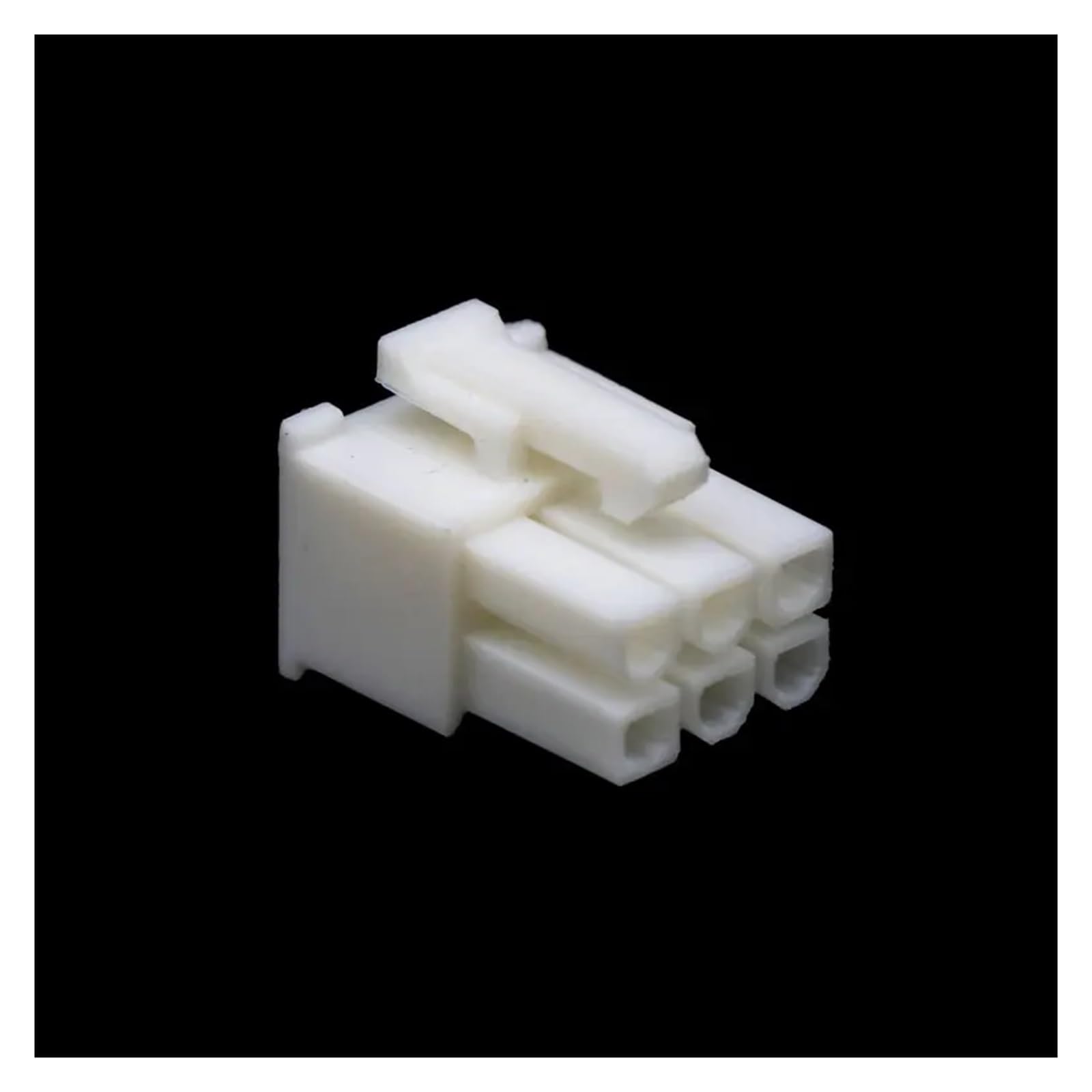 Alloggiamento del connettore maschio del cavo PCI-E/GPU/VGA da 4,2 mm 5557 6 pin nero bianco for cavo fai da te-10 pezzi(Housing with pins,1)