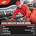 A-Premium Mass Air Flow Sensor Meter MAF Compatible with Nissan Altima 04-14, Rogue 08-13, Frontier 05-19, Murano 03-07 09-14, Pathfinder, Armada, Maxima, Rogue & Infiniti Q70 14-17, Q45, M37 & More