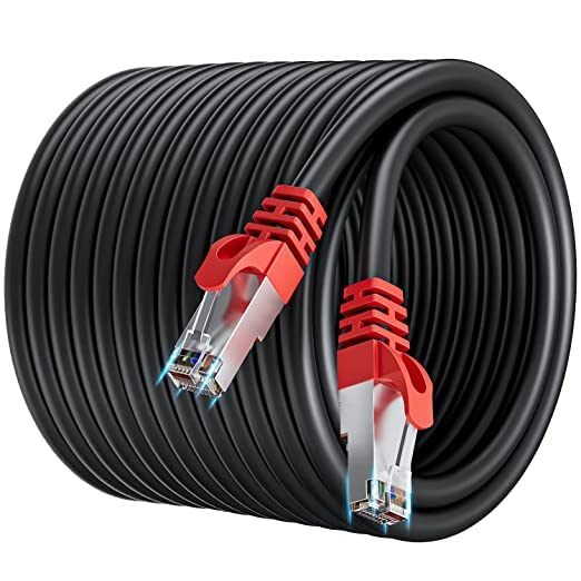 Cat 7 Cable 20 Metros, Alta Velocidad Cable de Red exteriores