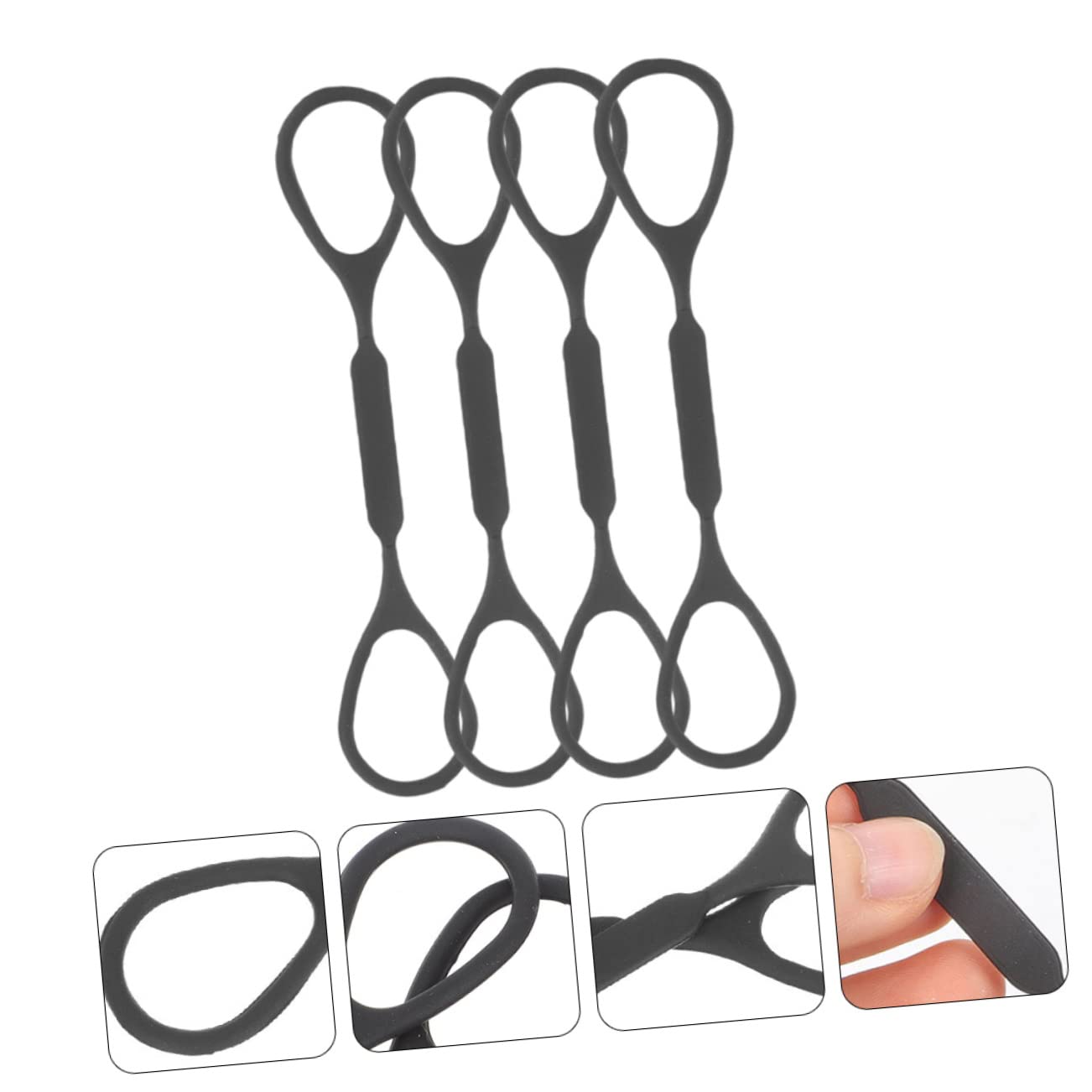 ibasenice 2sets Trumpet Accessories Silicone Slide Stopper Slide Tuning Stops for Trumpet 4pcs*2