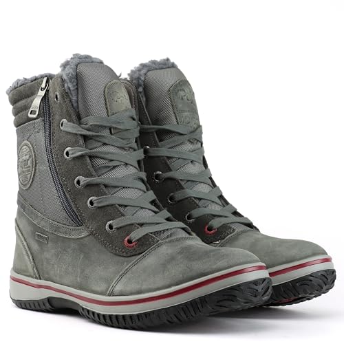 Image of PAJAR Men's Trooper 2.0 Nubuck Waterproof Lace-up Zip Winter Boots Snow
