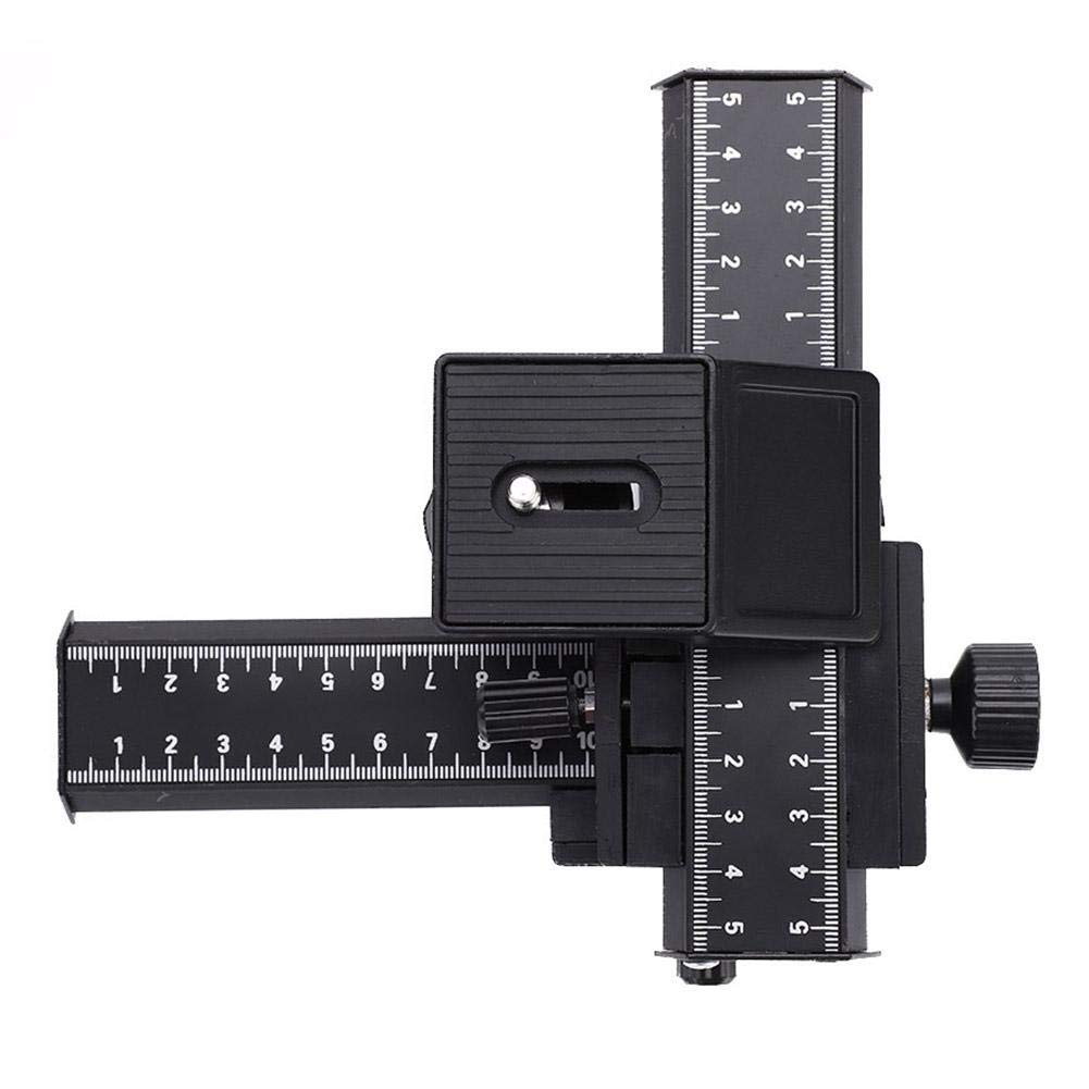 Kamera-Schieberegler Dual Achse 4-Wege Makroschiene Focusing Rail Slider,mit 1/4 "Befestigungsschraube für Nahaufnahme
