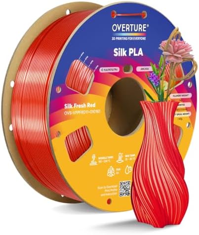 OVERTURE PLA Silk Red 1.00kg