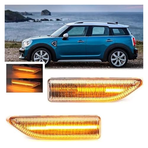 Feu position latéral dynamique LED ambre au design épuré pour MINI F60