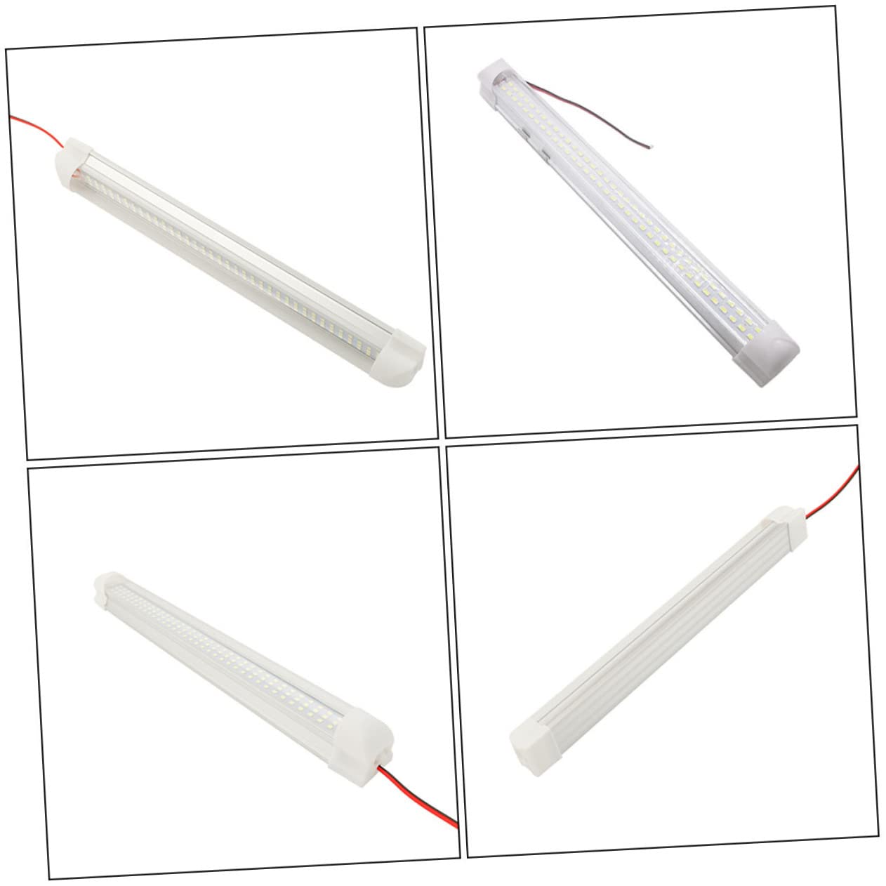 Gatuida Lámpara LED para Coche 4 Piezas 72 LED Blanco Lectura