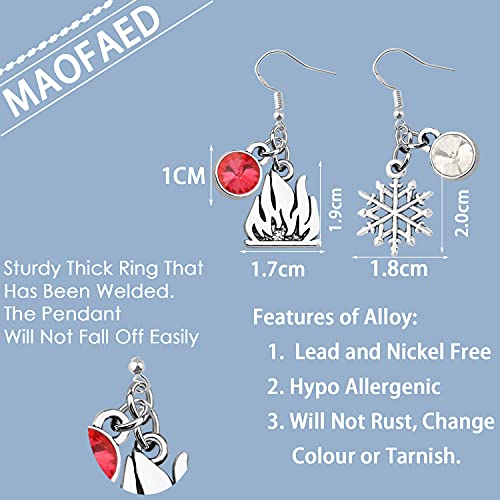 MAOFAED Anime Fan Gift Anime Lover Gift TV Series Gift Best Friend Gift Anime Earring2