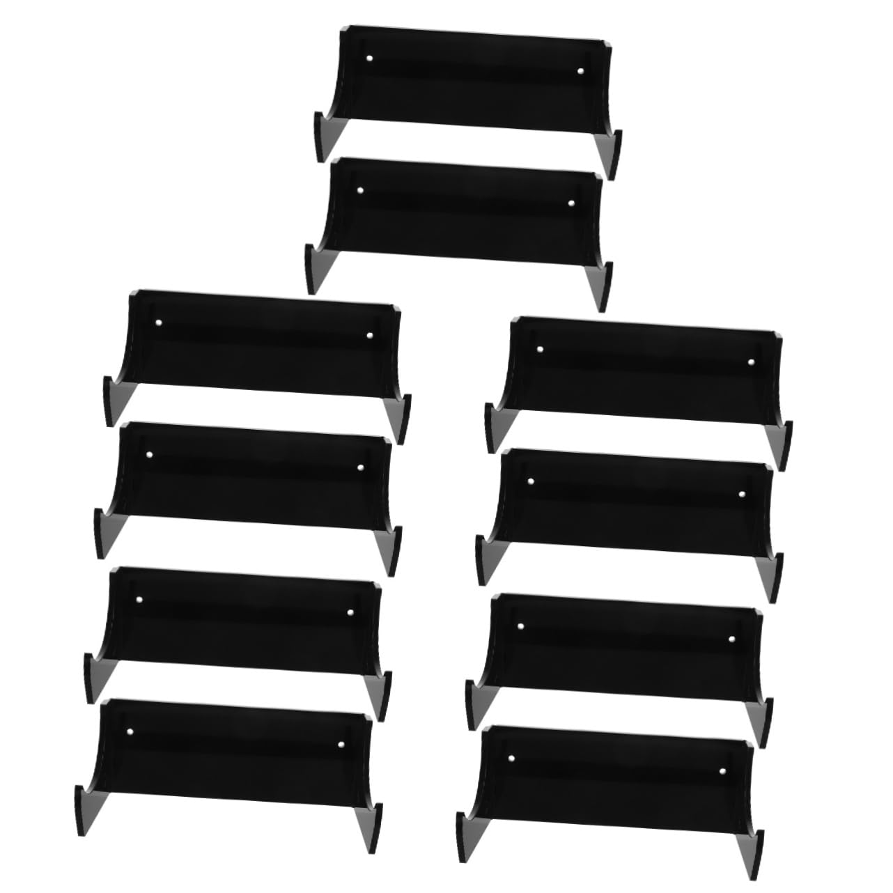 Estante para hornear y soporte de pared para rodillos de cocina PRETYZOOM, organizador de 10 piezas
