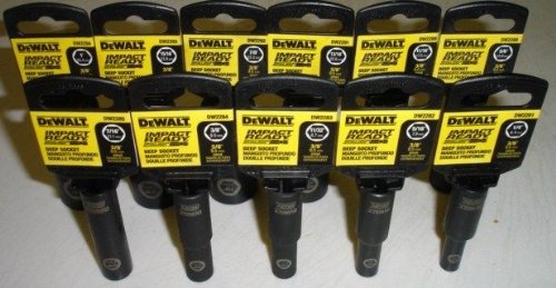 Dewalt Impact Ready Deep Sockets 11pc. 3/8\" Drive