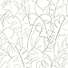 RoomMates Tamara Day RMK12578RL Natural Tropical Signature Peel and Stick Wallpaper