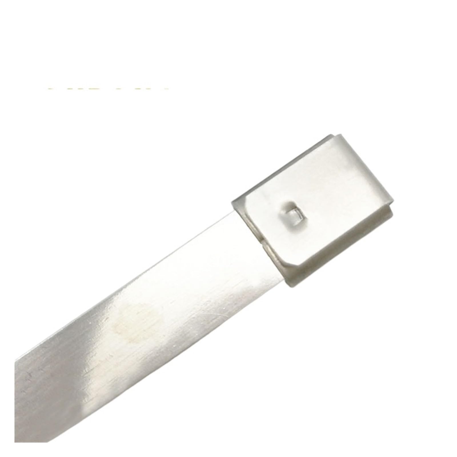Fascette per cavi 20 pezzi 4,6 mm fascette in acciaio inossidabile fascette for cavi autobloccanti pesanti fascette for cavi multiuso fascette di bloccaggio for tubi di scarico in metallo(4.6-500mm)
