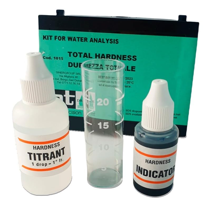 Kit di analisi della durezza dell'acqua Titrant ad alta precisione