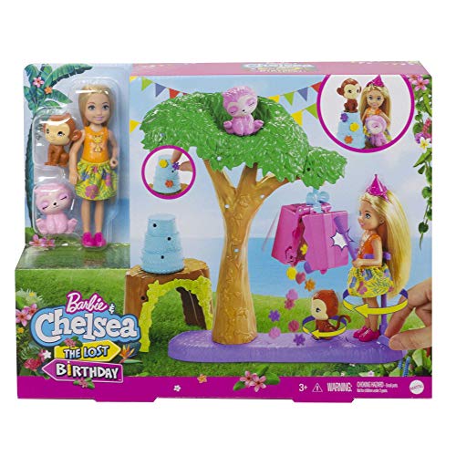 Barbie GTM84 - Barbie und Chelsea Dschungelabenteuer Piñataparty-Spielset mit Puppe und 2 Tierfreunden, für Kinder von 3… – Bild 7