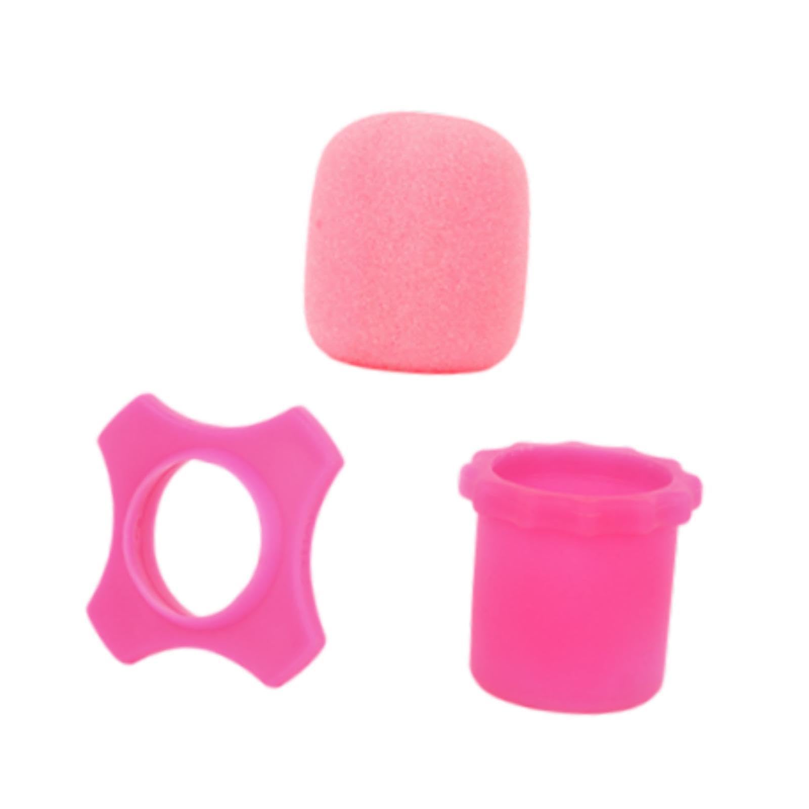 SECRET DESIRE Microphone Sponge Cover Bottom Rod Sleeve Holder for Speech Live Performance Pink-picture-10