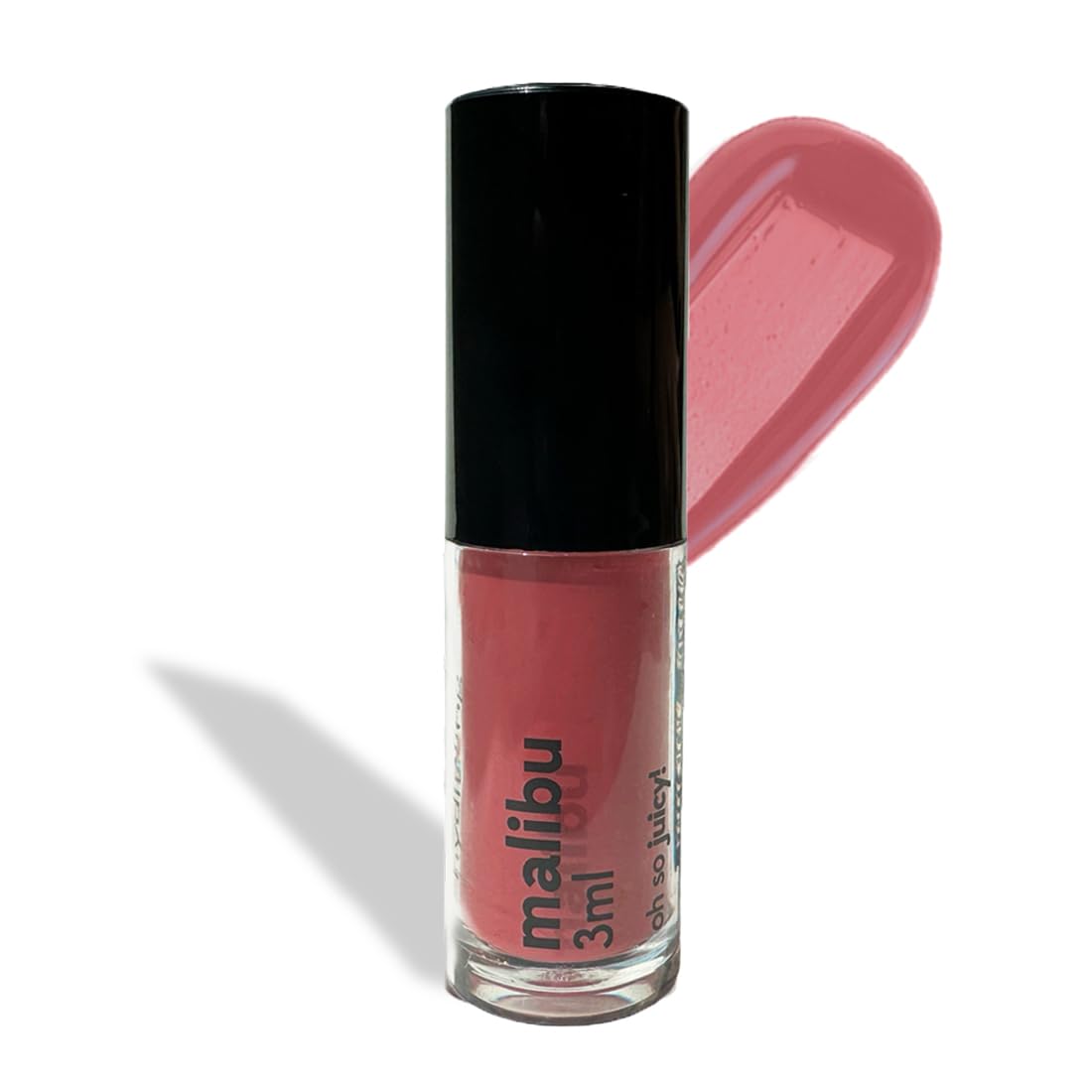 Ruby's OrganicsMini Lip Oil Gloss for Women and Girls, All Skin Tones- Moisturizing, Long Lasting, Non Sticky & Non Drying Formula, Glossy Texture, Natural Lip Makeup, Paraben Free - Malibu, 3 ml