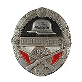 Replik: Helmabzeichen in voller Größe 1938, hochwertige Nachbildung