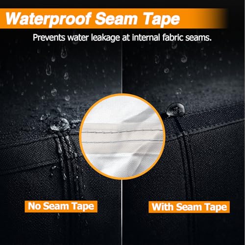 Image of EVRBUL Treadmill Cover Heavy Duty Waterproof Dustproof Running Machine Cover Home Gym Exercise Workout Equipment Protective with Air Vents Reflective Strip Drawstring