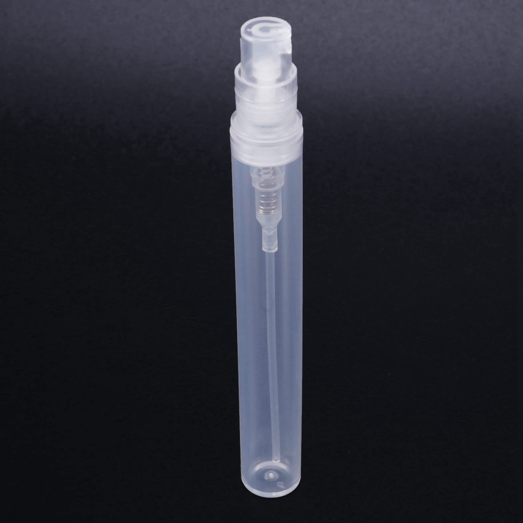300 Stück/Set 5 ml leere transparente Kunststoff-Sprühflasche für Make-up, Parfüm, Zerstäuber, nachfüllbar