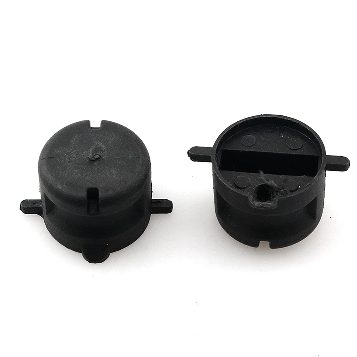 heyous 6pcs Surfing Rudder Round Cup Fin Plug with 1 PC Wrench and 6pcs Screws, Black