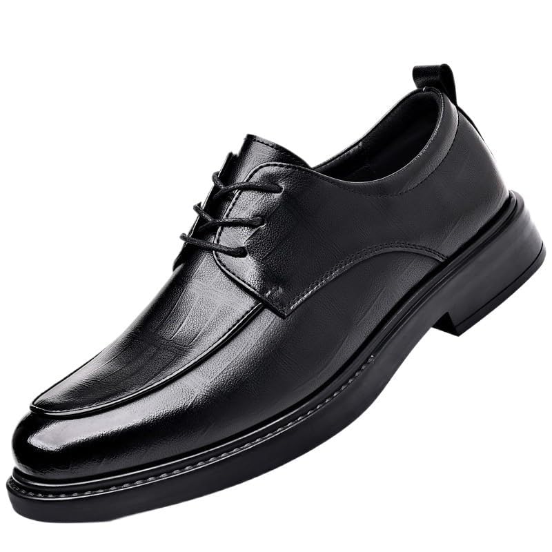Men's Comfortable Fashion Dress Shoes Walking Business Oxford Pointed Toe Summer Lace Up Oxford Shoes