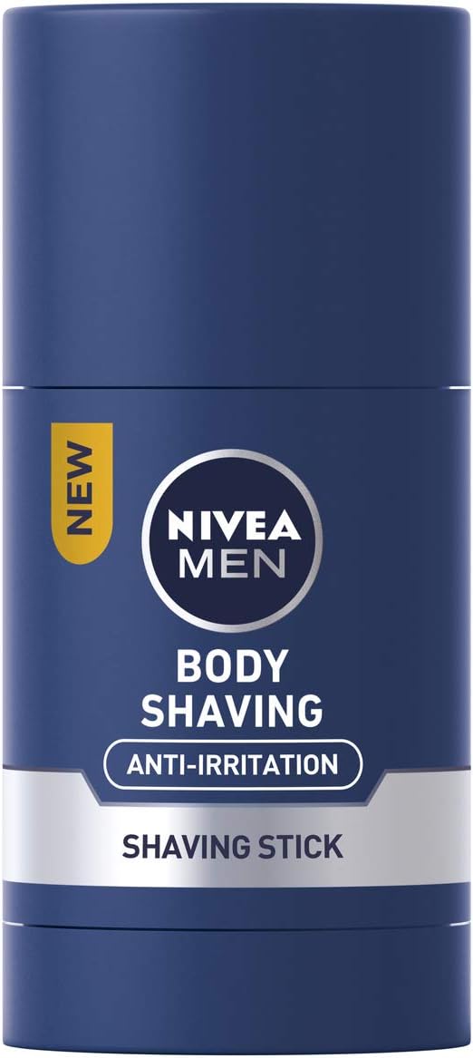 NIVEA Men Body Shaving Anti-Irritation Shaving Stick, 75 ml