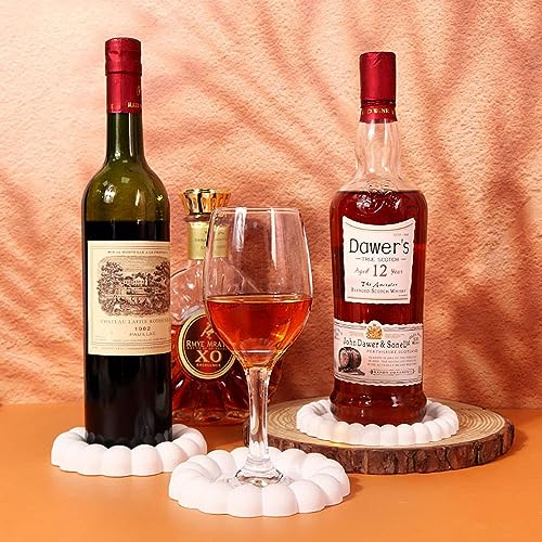 Image of RKPM HOMES Bubble Coaster Mould I Silicone Round Epoxy Resin Deep Casting Tray I Ashtray Mold for Homemade Ornament DIY Art Crafts Jewelry Storage Box Ring Trinket Container Table Decoration (Small)