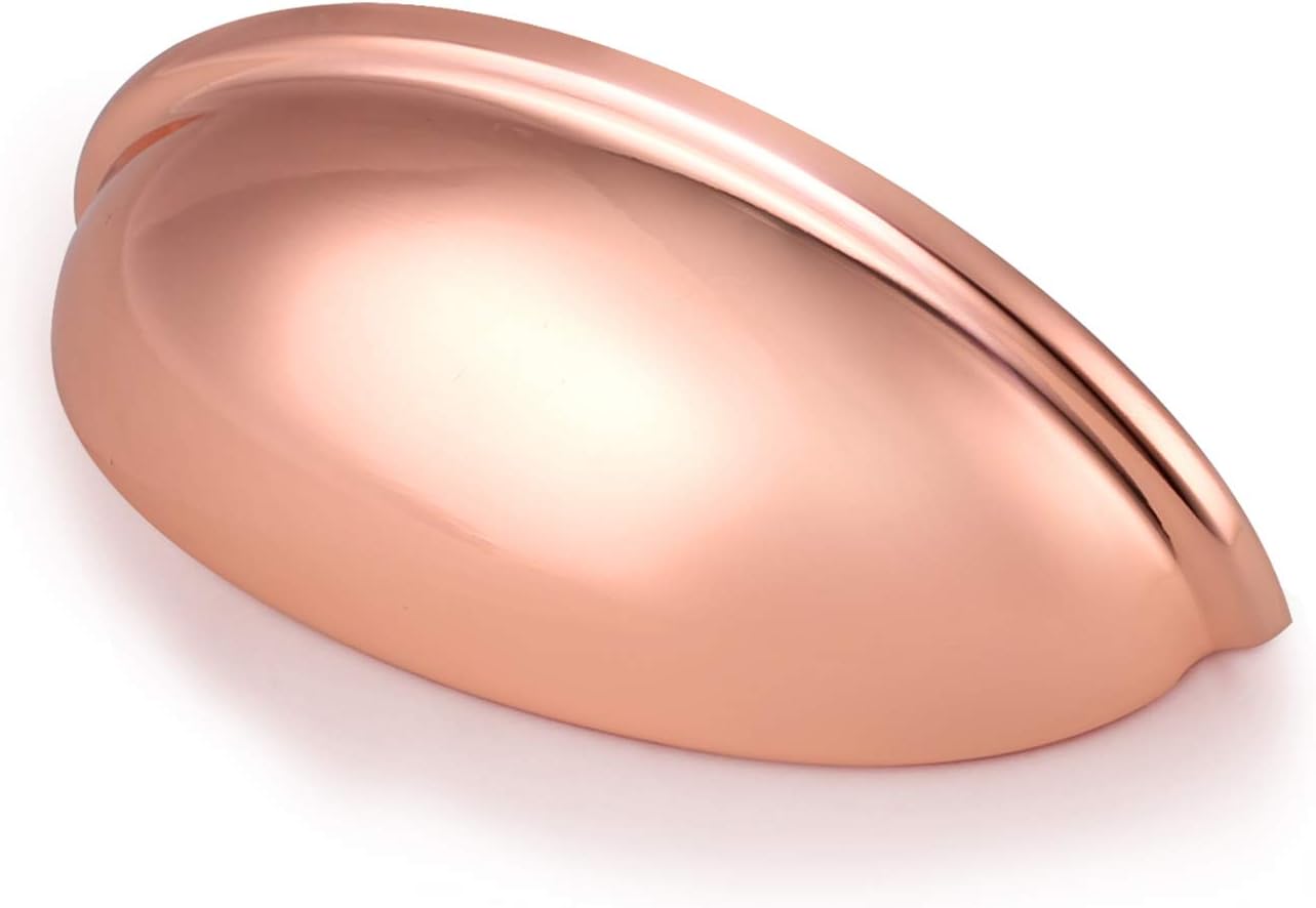 30 PackBin Cup Drawer Pulls Handles in Rose Gold Finish,3