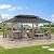 Sunjoy 12x20 ft. Wood Gazebo, Outdoor Patio Steel Hardtop Gazebo, Cedar Framed Wooden Gazebo with 2-Tier Metal Roof, Suitable for Patios, Lawn, and Backyard, Natural Wood Color