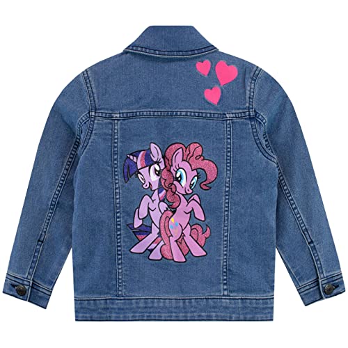 My Little Pony Girls Jean Jacket Twilight Sparkle and Pinkie Pie Outerwear For Kids4