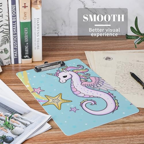 Planchette à pince A4 Hippocampe Licorne pour écrire debout au bureau - 5