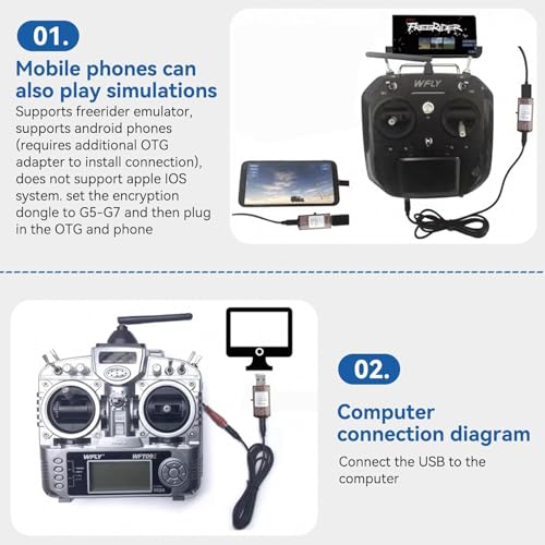 Câble Simulateur RC USB 22 en 1 Adaptateur pour Télécommande Simulateur Vol Avion Hélicoptère Drone avec Connecteurs Multiples