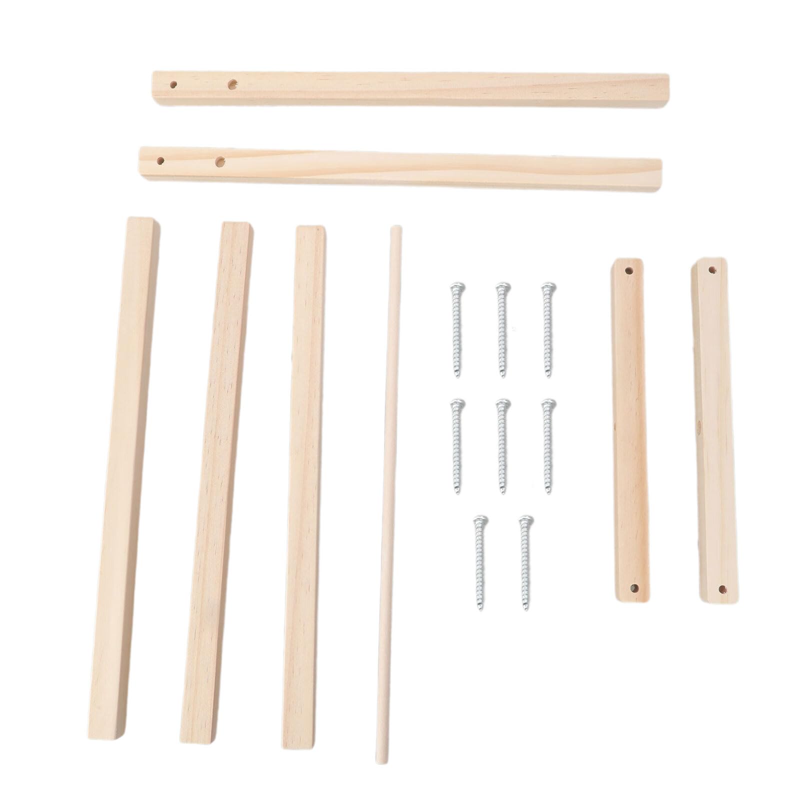 Jazuaiao D Wooden Garment Rack For Plush Toy Wardrobes Organizing Ouble Ro Design Prevents Clothing Sagging Nonslip Ouble Ro Wooden Hanger