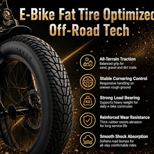 Sovnrau 20x3.0 Foldable E-Bike Tire Set