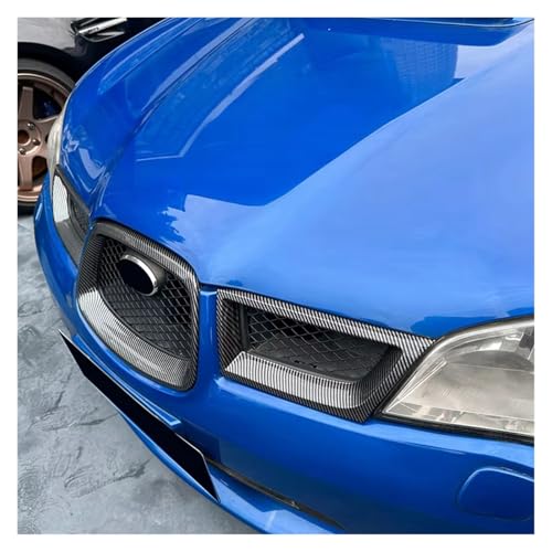 Rejilla frontal negro brillante para parachoques de Subaru Impreza WRX STI 5