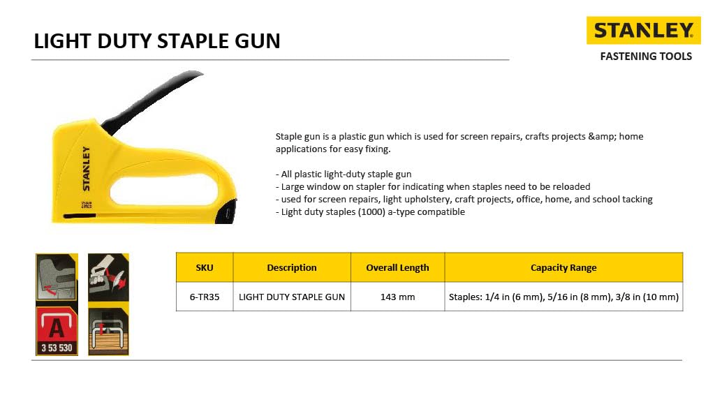 Stanley 6-TR35 Heftgerät