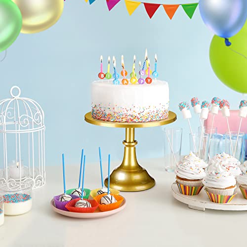 image for CHENGU 3 Pieces Cake Stand Set Round Metal Cake Stands Metal Cupcake H